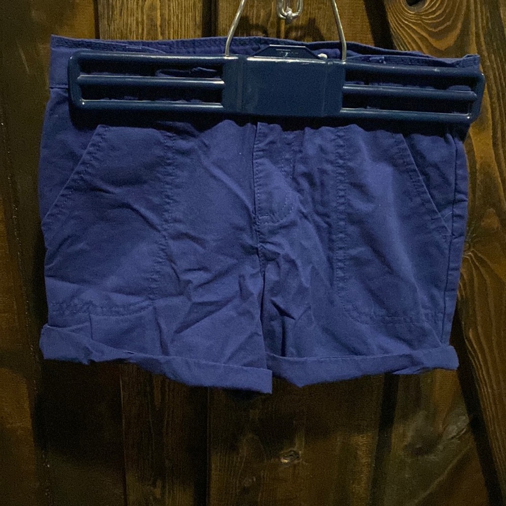Girl’s Royal Blue Carter’s Cotton Twill Four Pocket Shorts Size 7